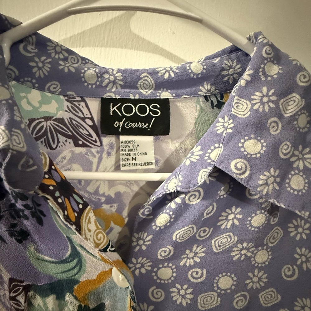 Floral Patchwork Women's Blouse - image 2